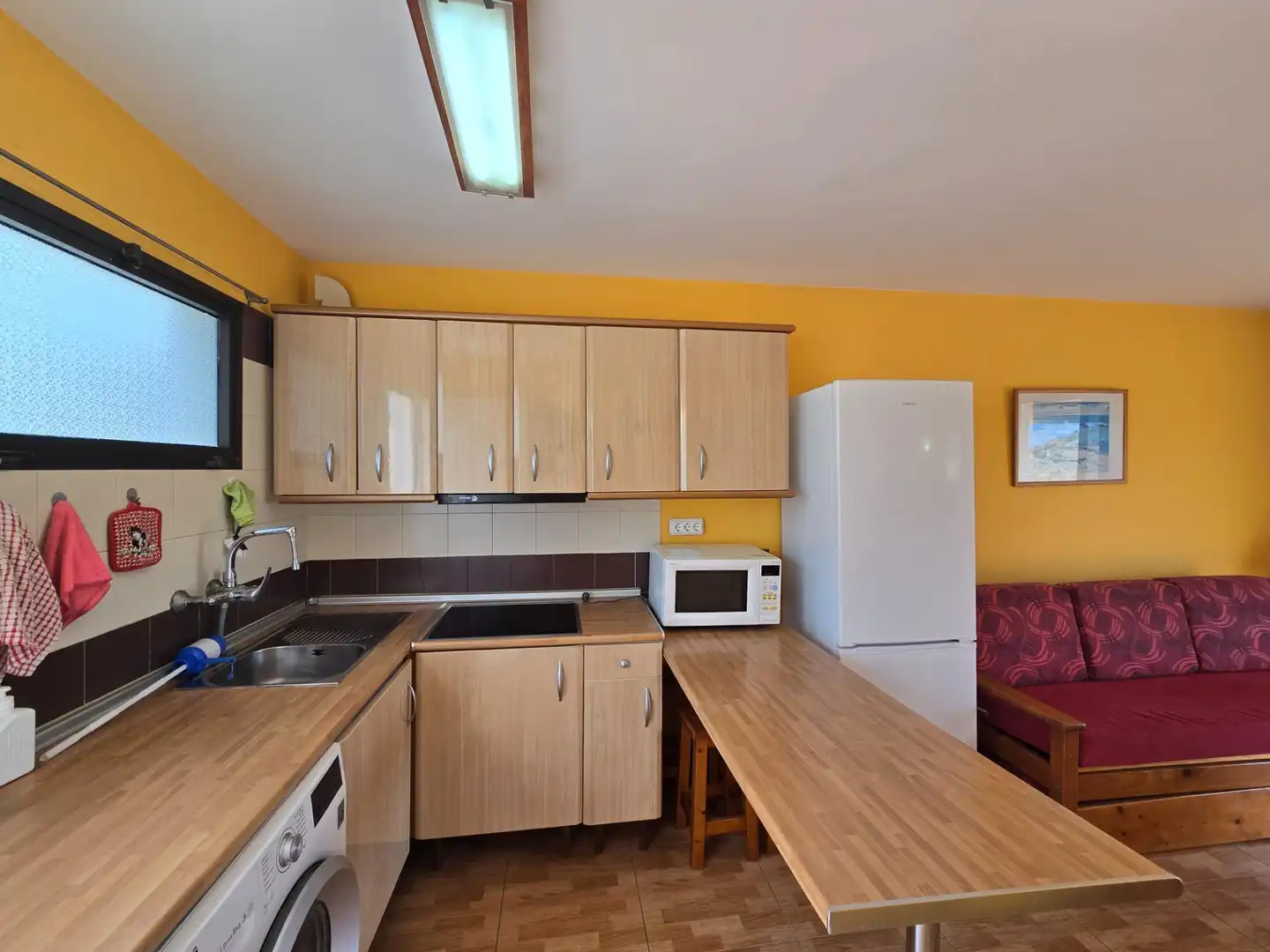 Kitchen of Apartments for rent in Mogán  with Furnished, Balcony and Community pool