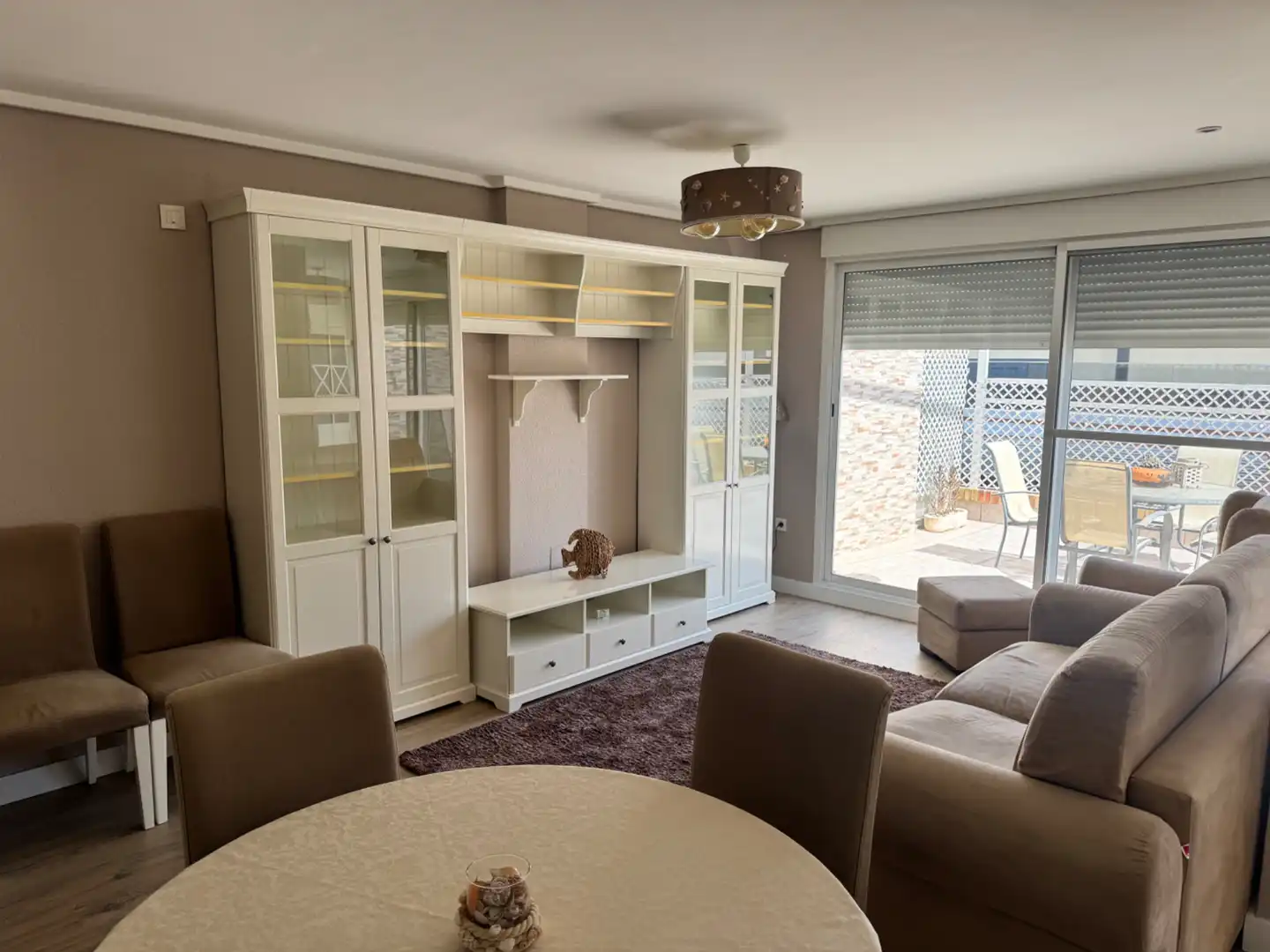 Living room of Attic for rent in Orihuela  with Air Conditioner, Terrace and Furnished