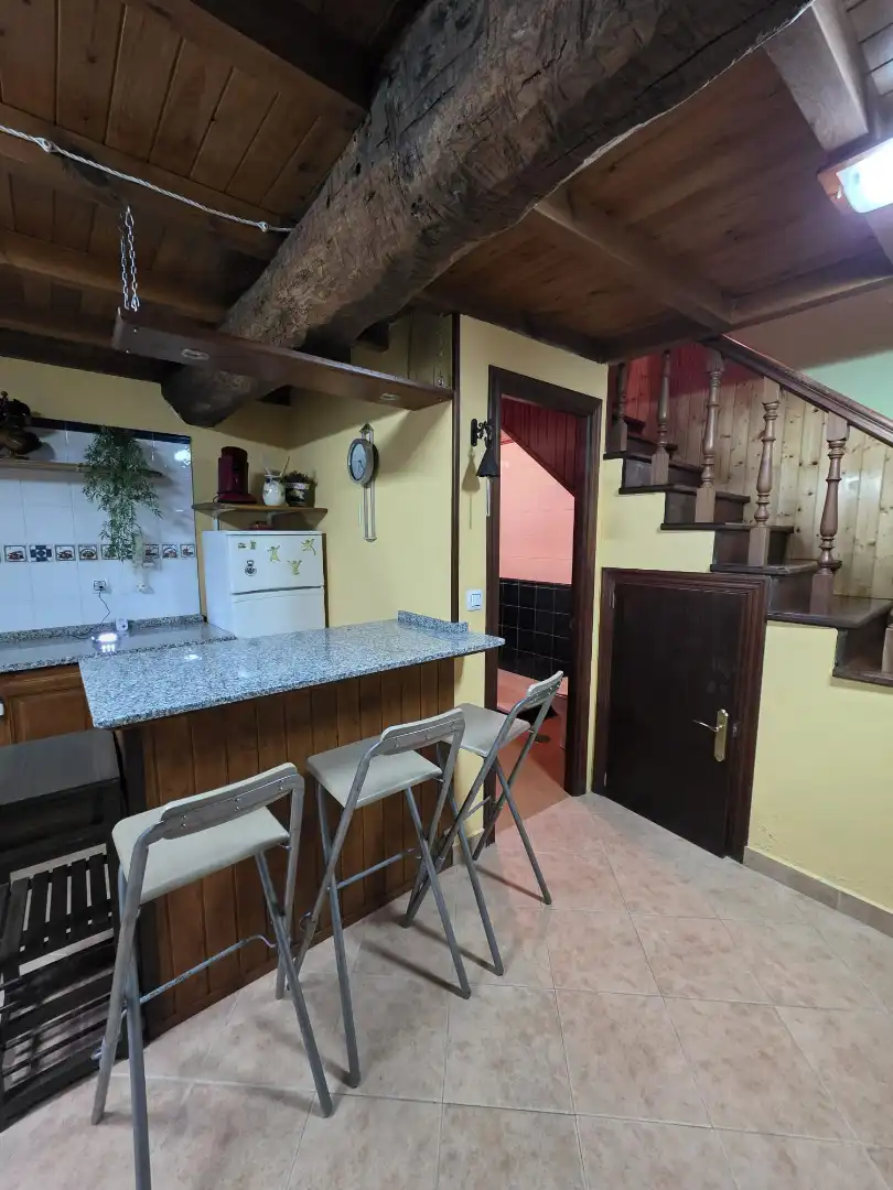 Cocina de Casa adosada en venta en Narón con Calefacción, Jardín privado y Amueblado