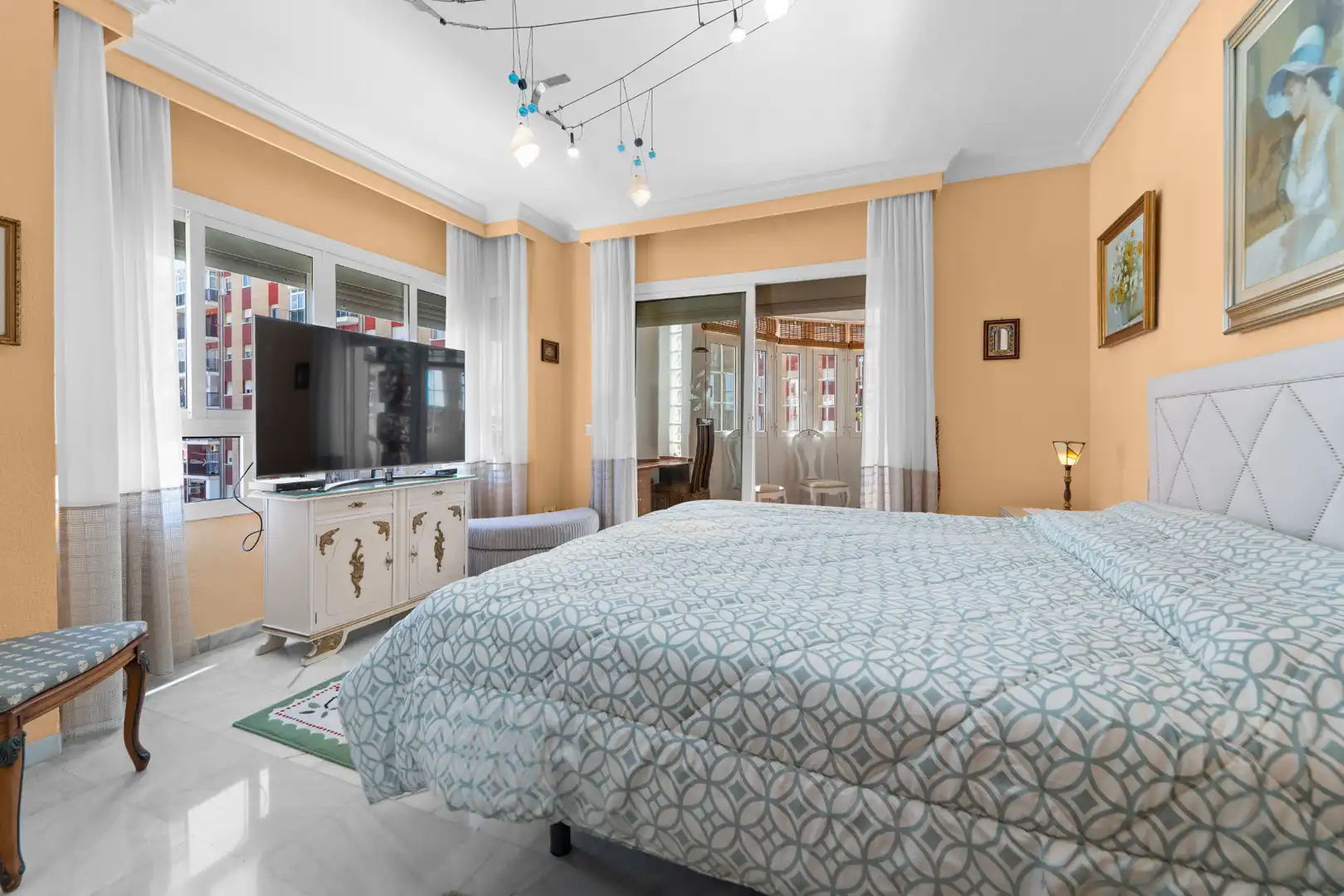 Bedroom of Flat for sale in Mijas  with Air Conditioner, Terrace and Storage room