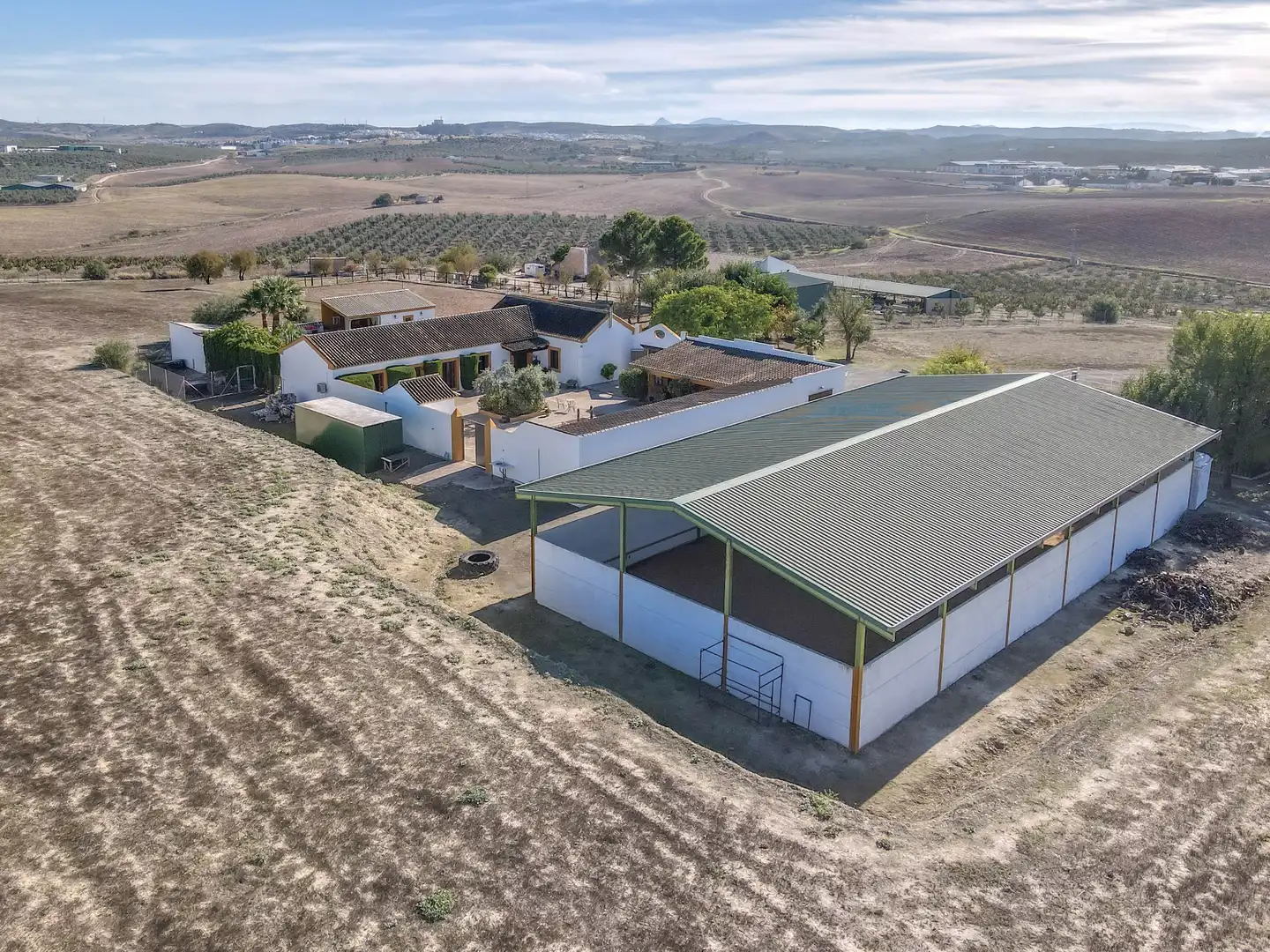 Exterior view of Houses for sale in Morón de la Frontera  with Air Conditioner, Private garden and Swimming Pool
