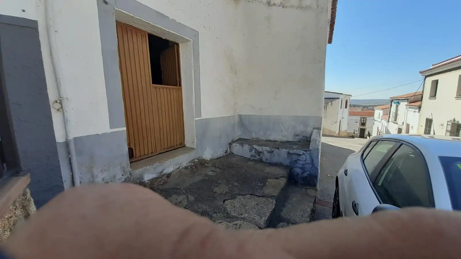 Vista exterior de Casa o xalet en venda en Mata de Alcántara