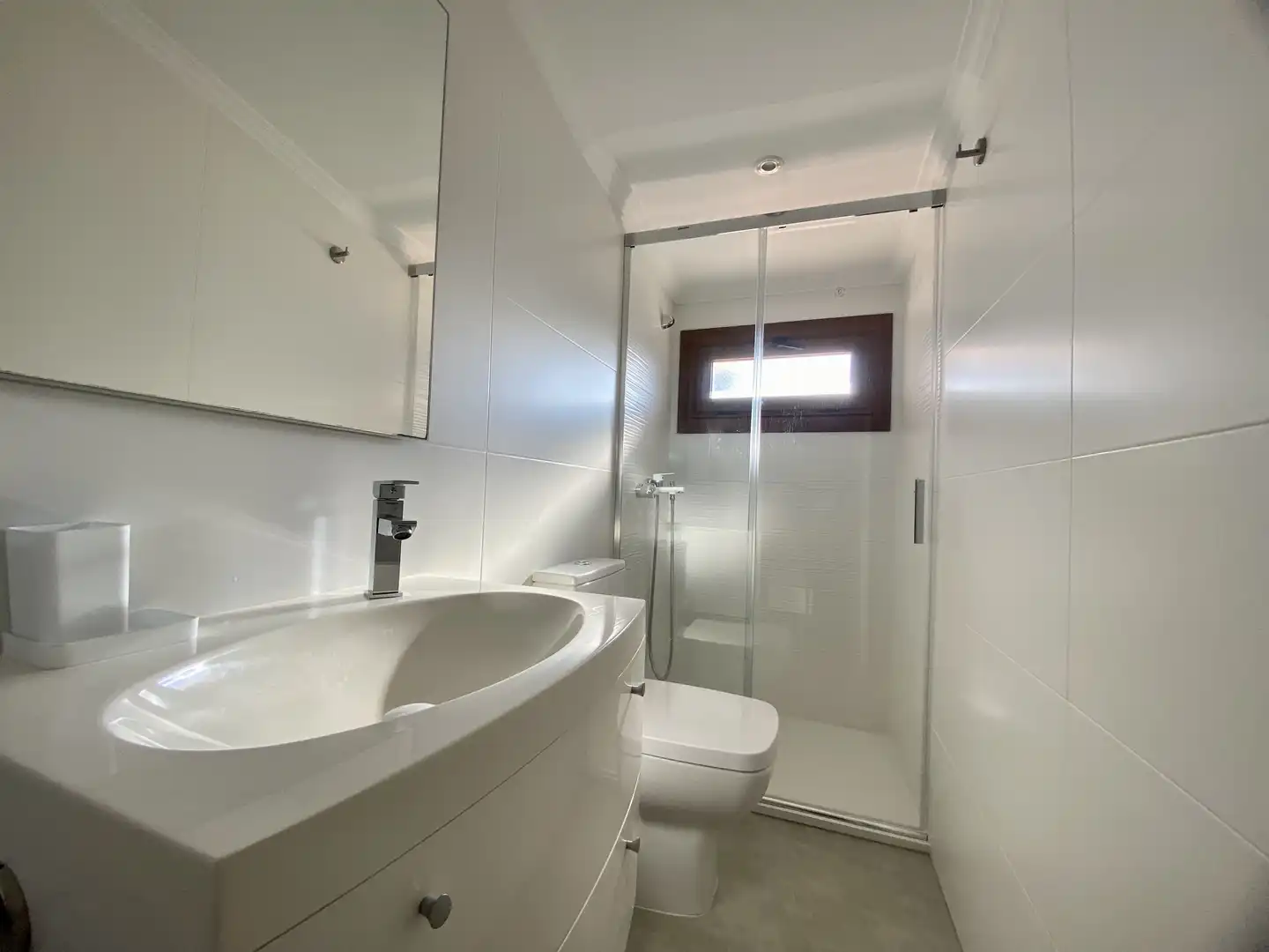 Baño de Casa o chalet de alquiler en O Grove   con Amueblado, Horno y Lavadora