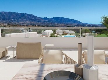 Ático con piscina en venta en Mijas pueblo