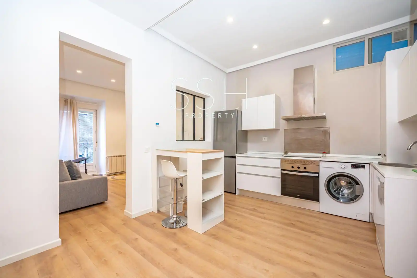 Cocina de Piso de alquiler en Madrid con Aire acondicionado, Calefacción y Amueblado