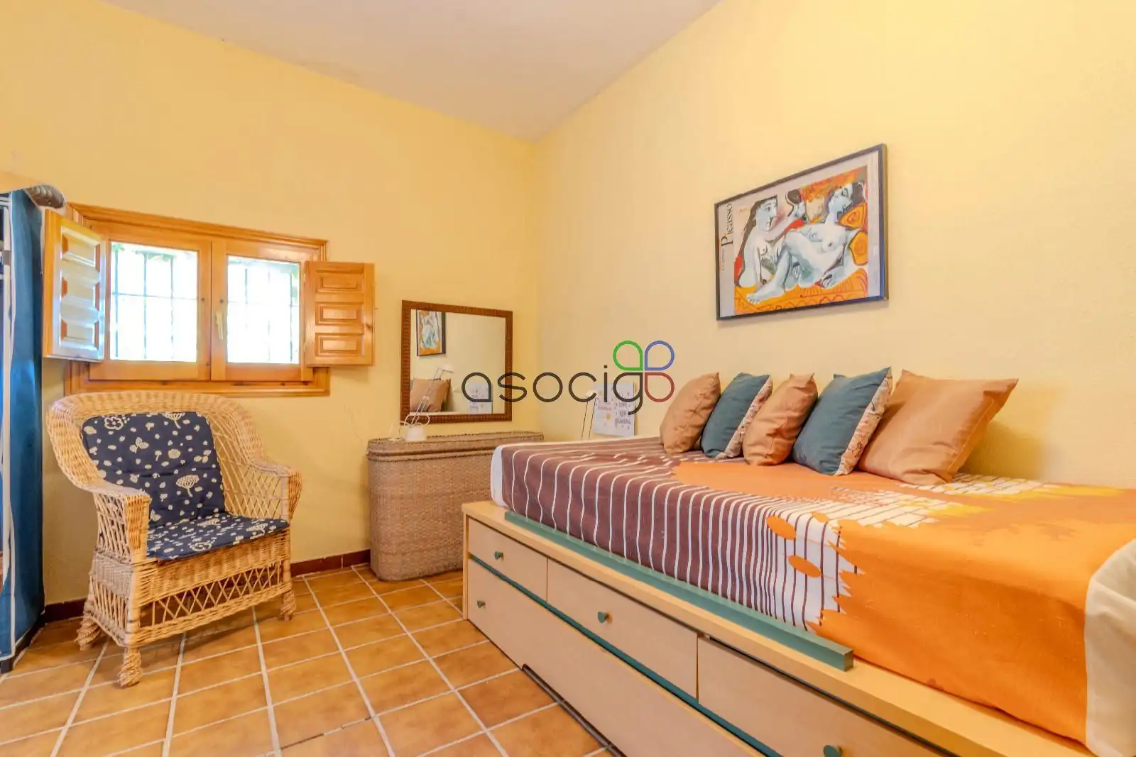 Habitación de Casa o chalet en venta en Guadalajara con Aire acondicionado, Calefacción y Jardín privado