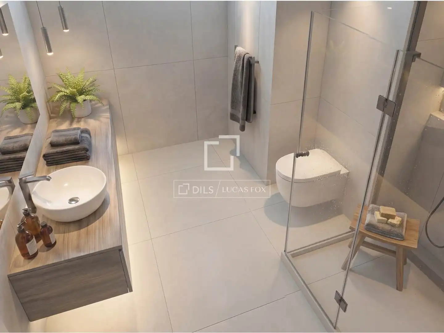 Baño de Ático en venta en Valencia con Aire acondicionado y Terraza
