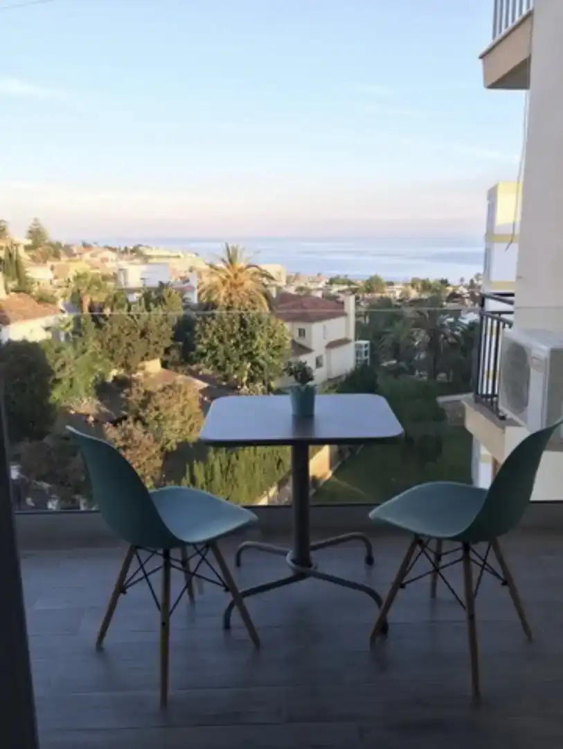 Terrasse von Wohnung zur Miete in Rincón de la Victoria mit Klimaanlage und Schwimmbad