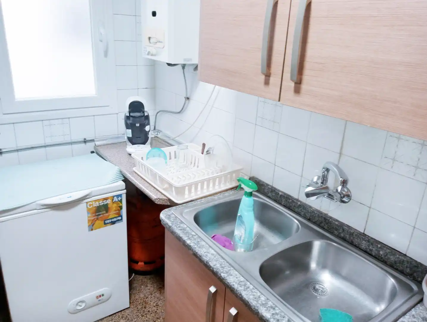 Kitchen of Flat for rent in Granada  with Private garden, Furnished and Oven