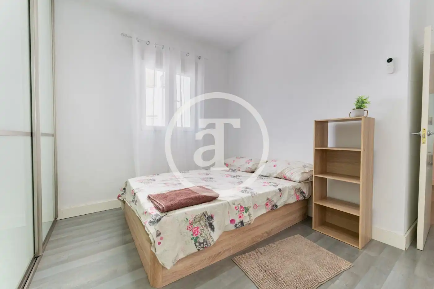 Bedroom of Flat for rent in Madrid  with Air Conditioner, Heating and Furnished