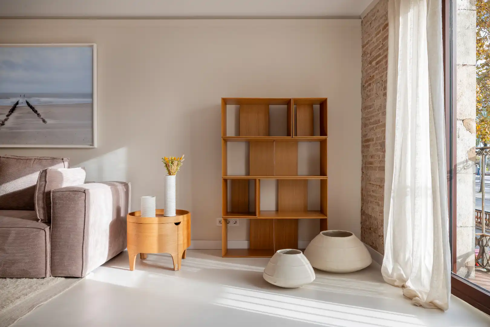 Dormitori de Apartament de lloguer en Barcelona amb Aire condicionat, Calefacció i Parquet