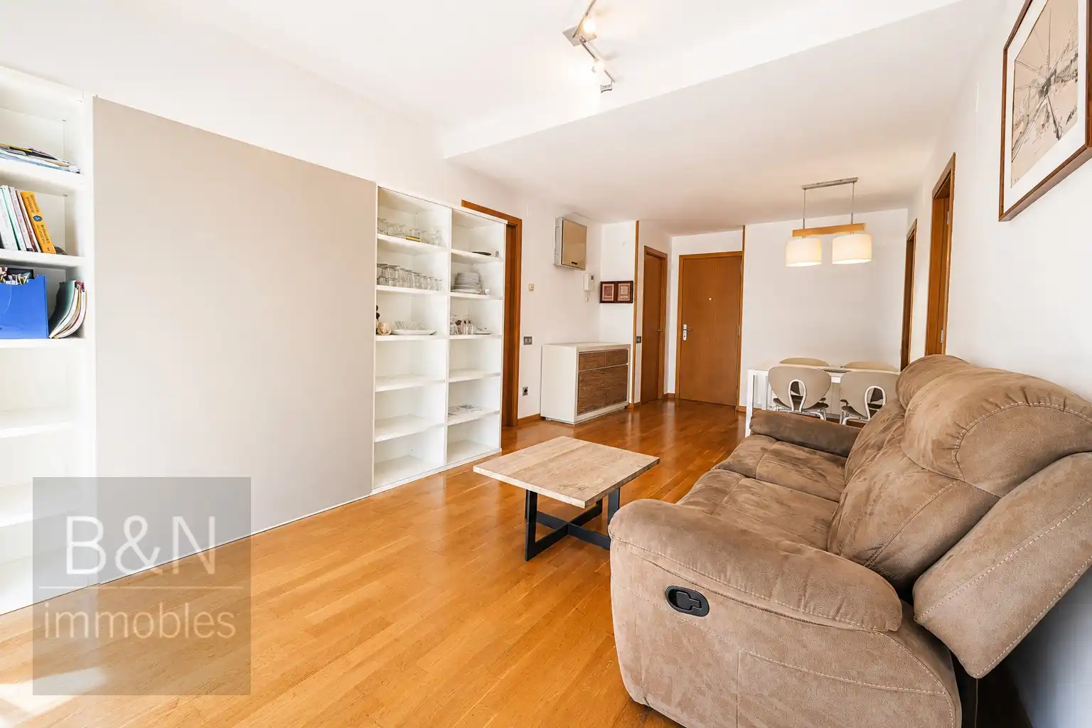Sala de estar de Piso en venta en Terrassa con Aire acondicionado, Calefacción y Balcón