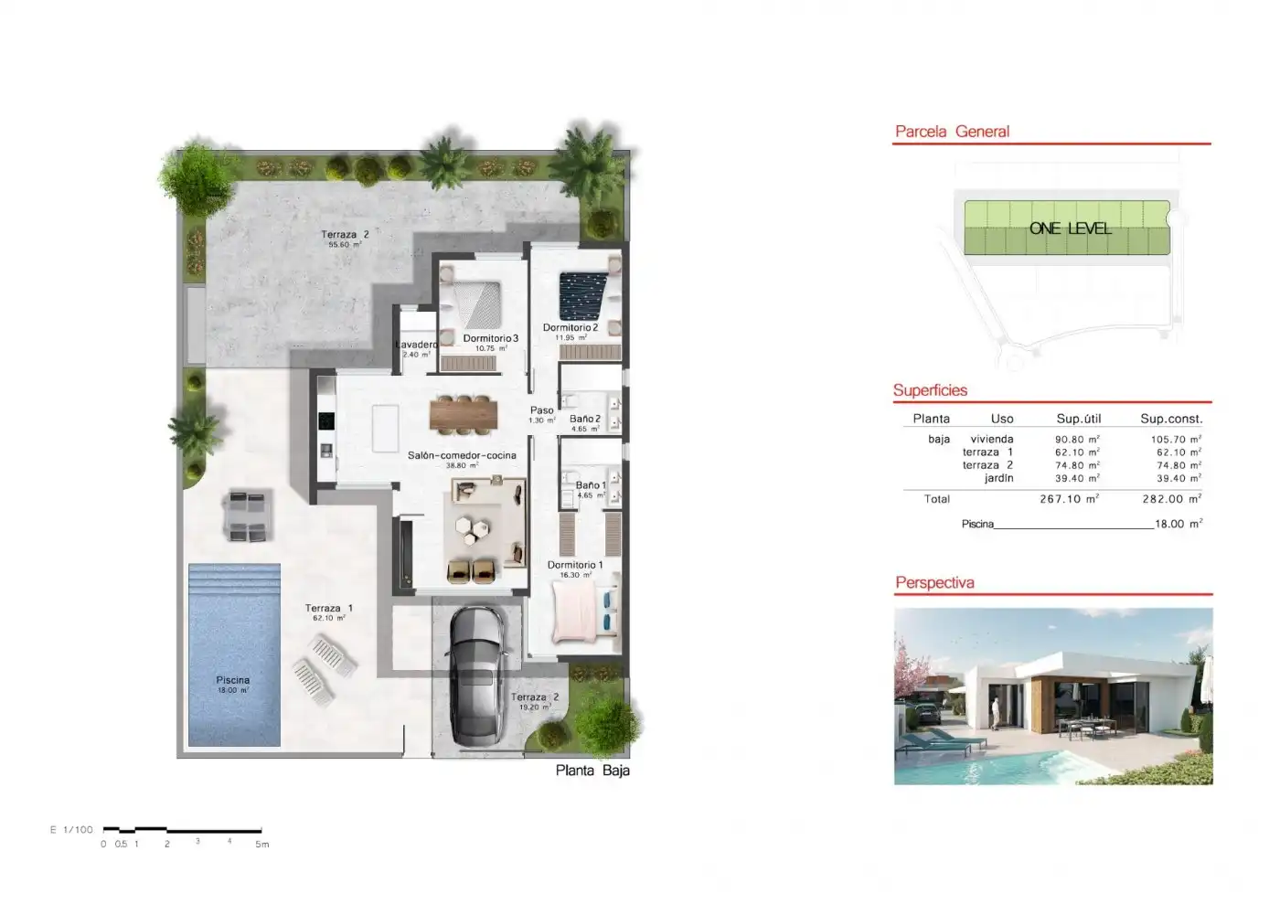 Chalet con piscina en venta en Campo de Murcia, imagen 5