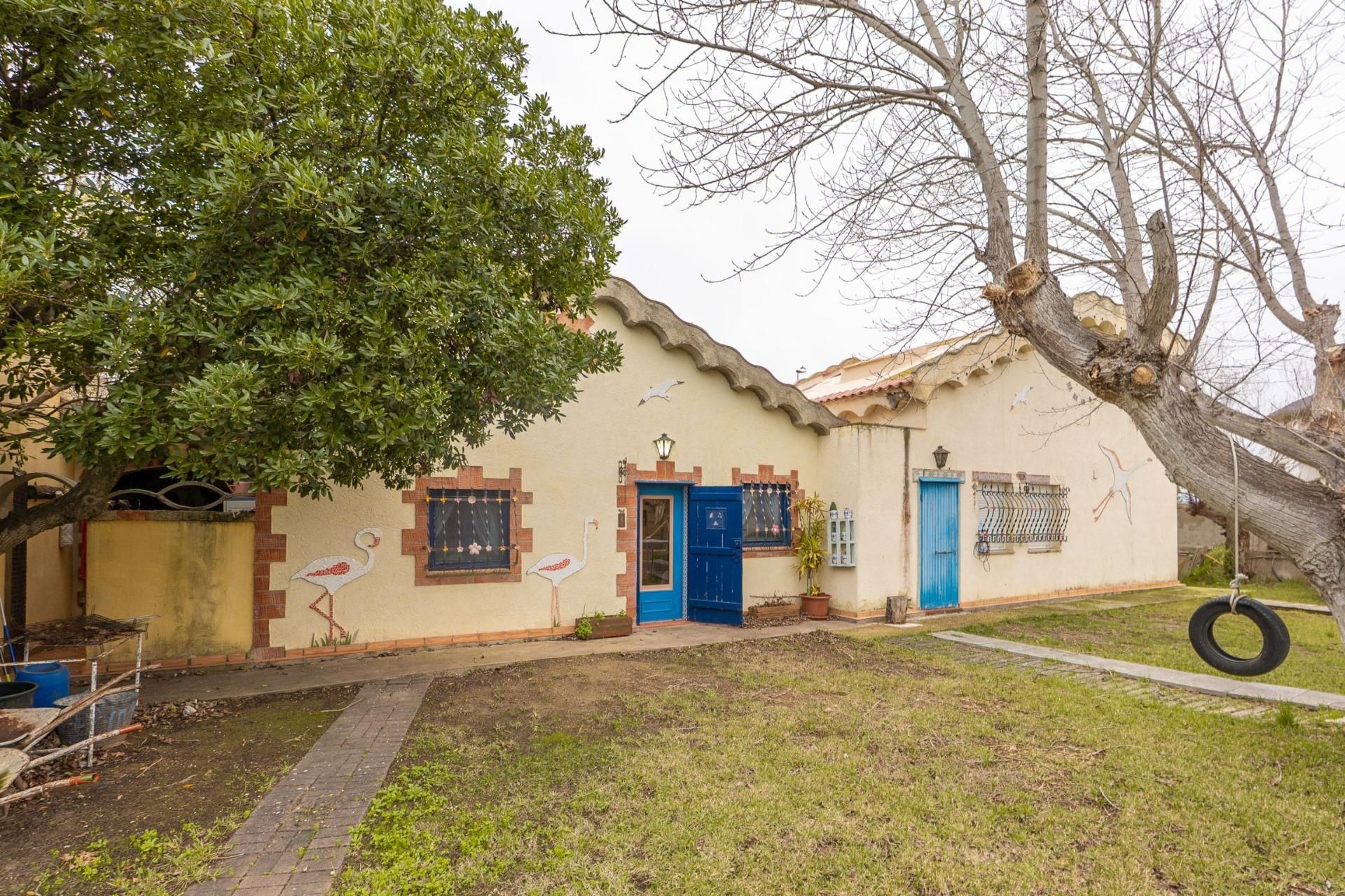 Vista exterior de Casa o xalet en venda en Amposta amb Jardí privat i Terrassa