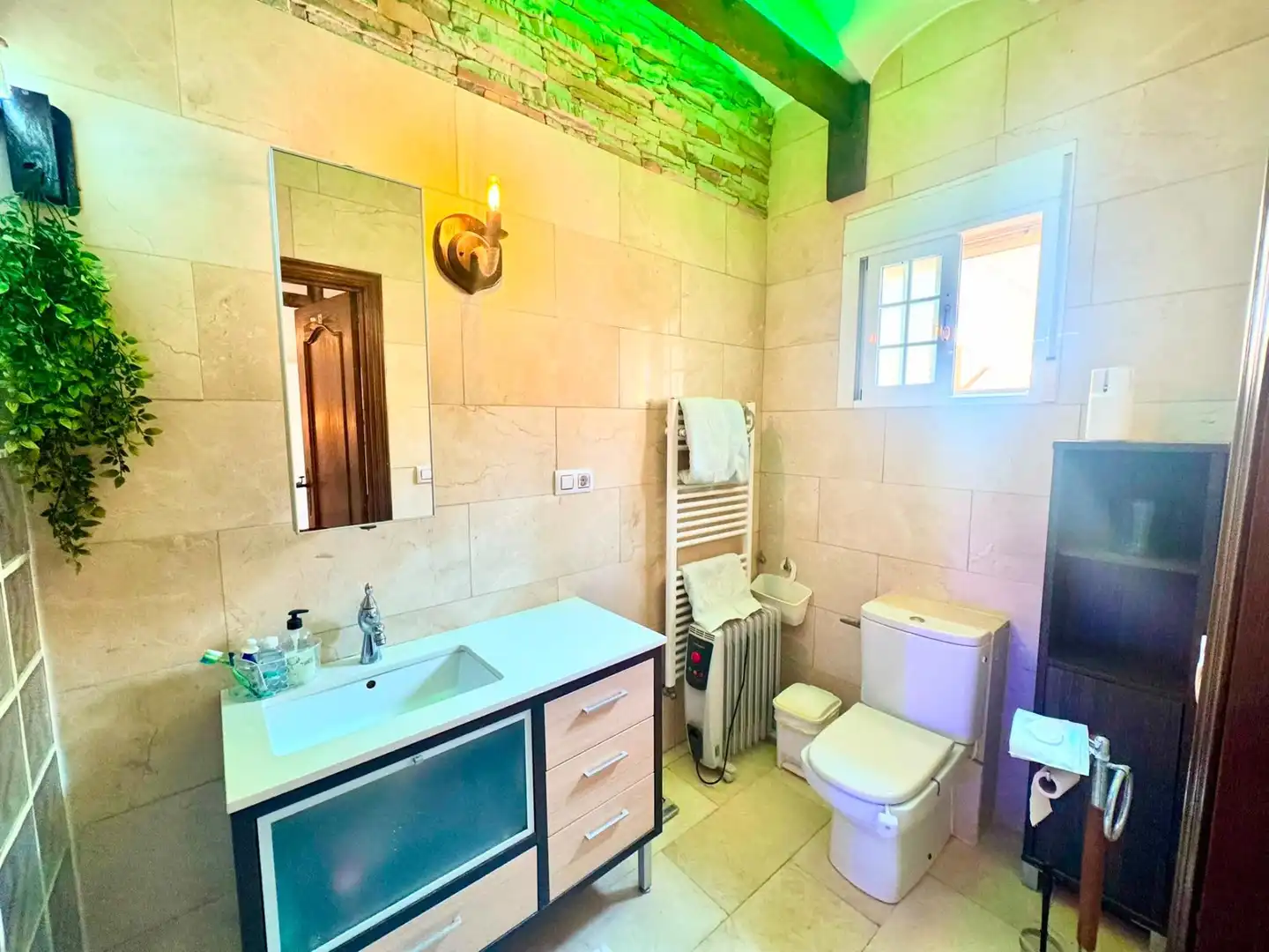 Bany de Casa o xalet en venda en Elche / Elx amb Aire condicionat, Jardí privat i Terrassa