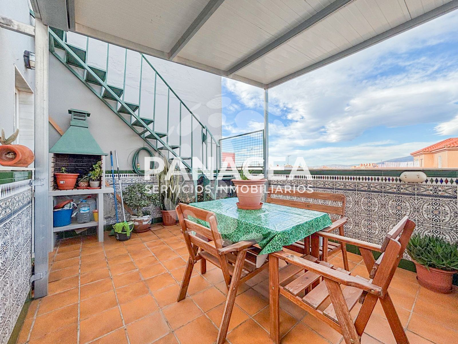 Terrace of Attic for sale in Roquetas de Mar  with Furnished, Oven and Microwave
