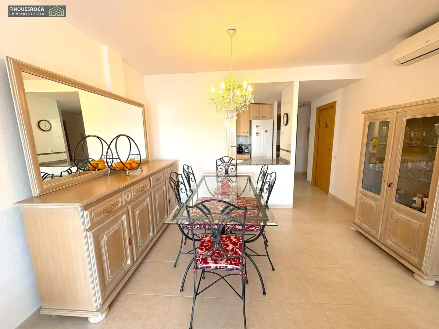 Comedor de Apartamento en venta en Alcanar con Calefacción, Terraza y Piscina