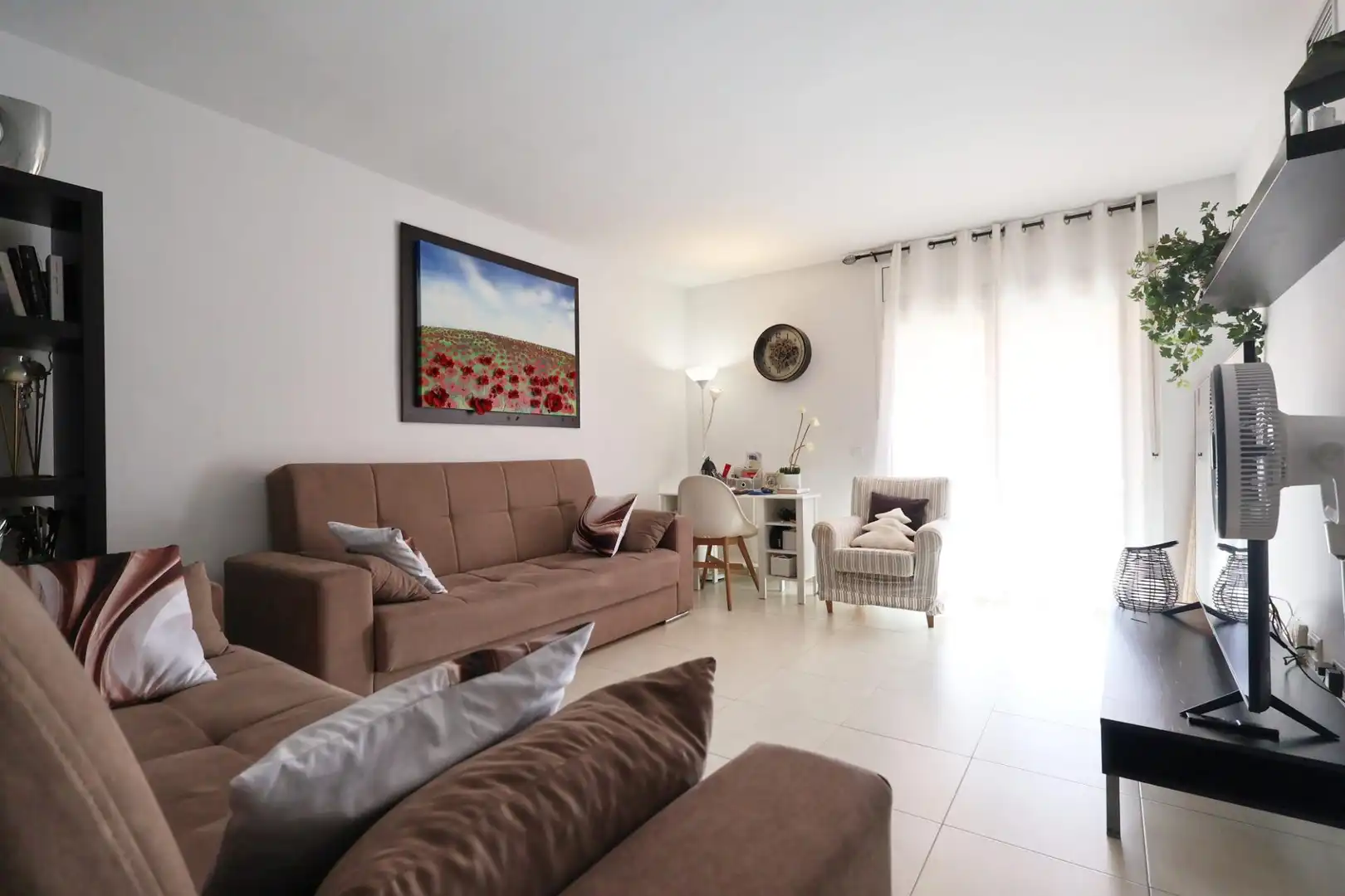 Living room of Flat for sale in Cubelles  with Air Conditioner and Community pool