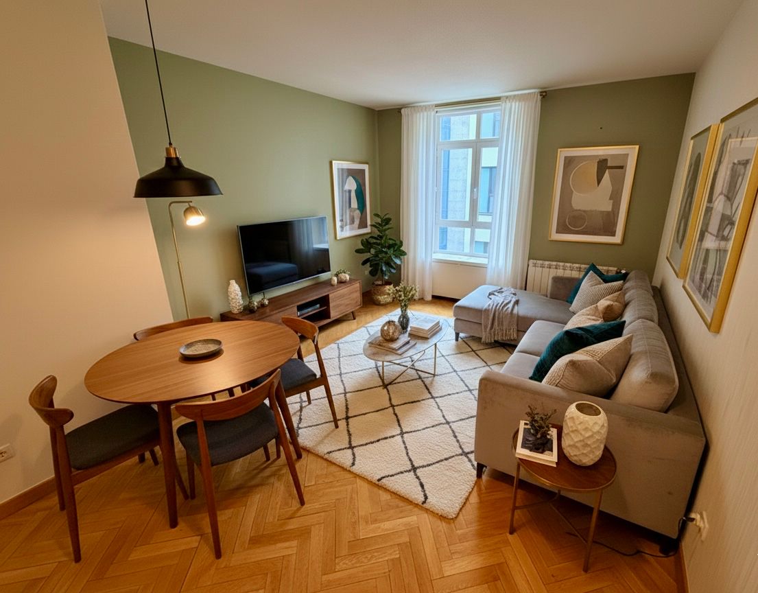 Sala de estar de Piso en venta en  Madrid Capital con Aire acondicionado, Calefacción y Parquet