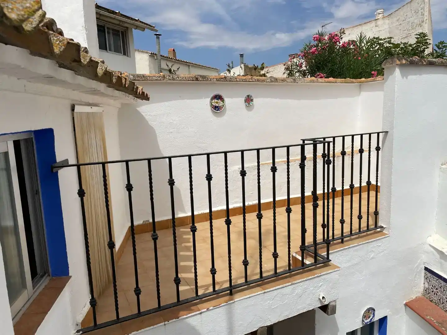Terraza de Casa adosada en venta en Fuentealbilla con Aire acondicionado, Trastero y Amueblado