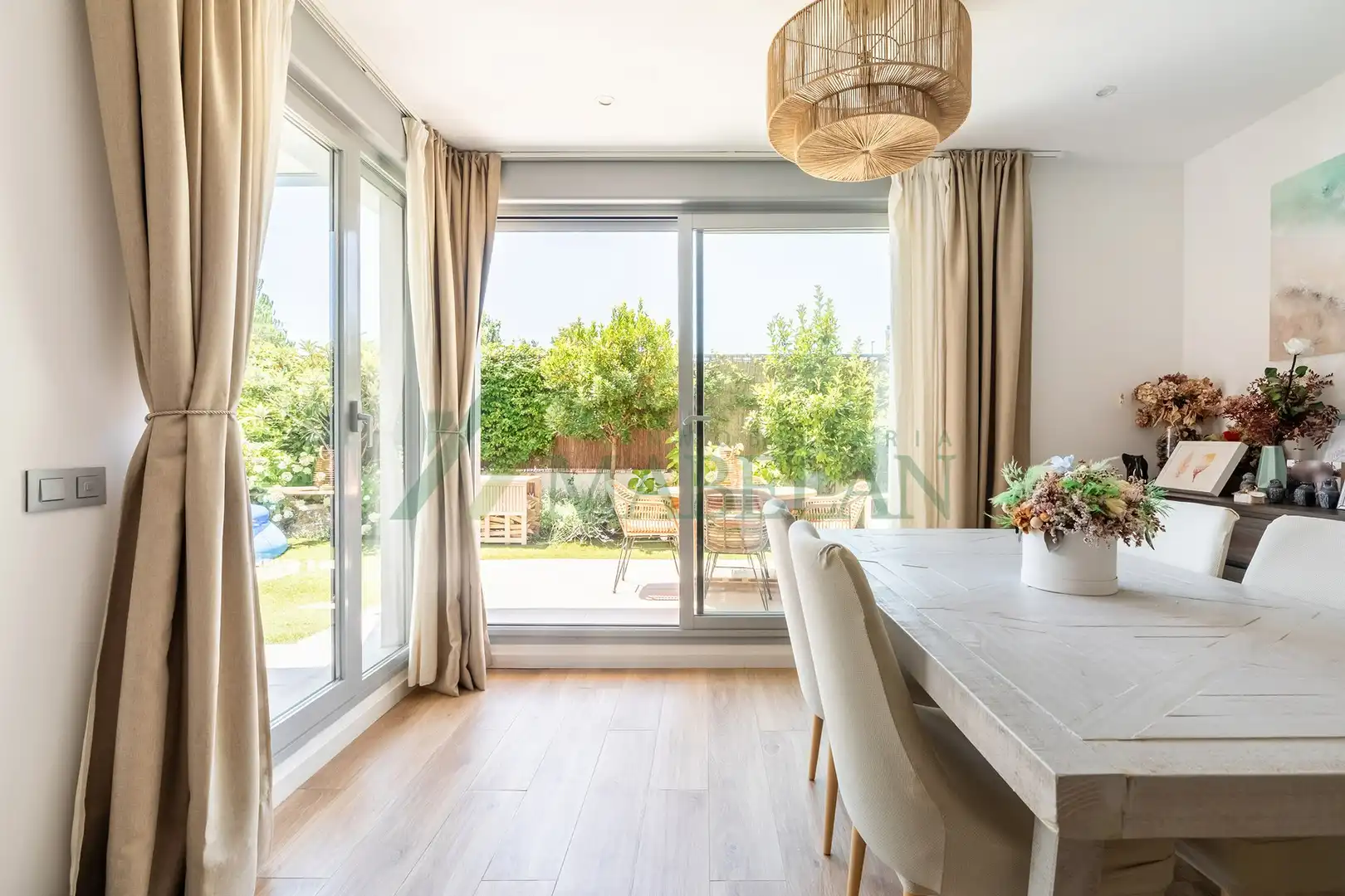 Dining room of Flat for rent in Las Rozas de Madrid  with Air Conditioner, Heating and Private garden