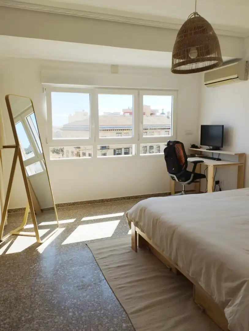 Schlafzimmer von Wohnung zum Verkauf in Llíria mit Klimaanlage