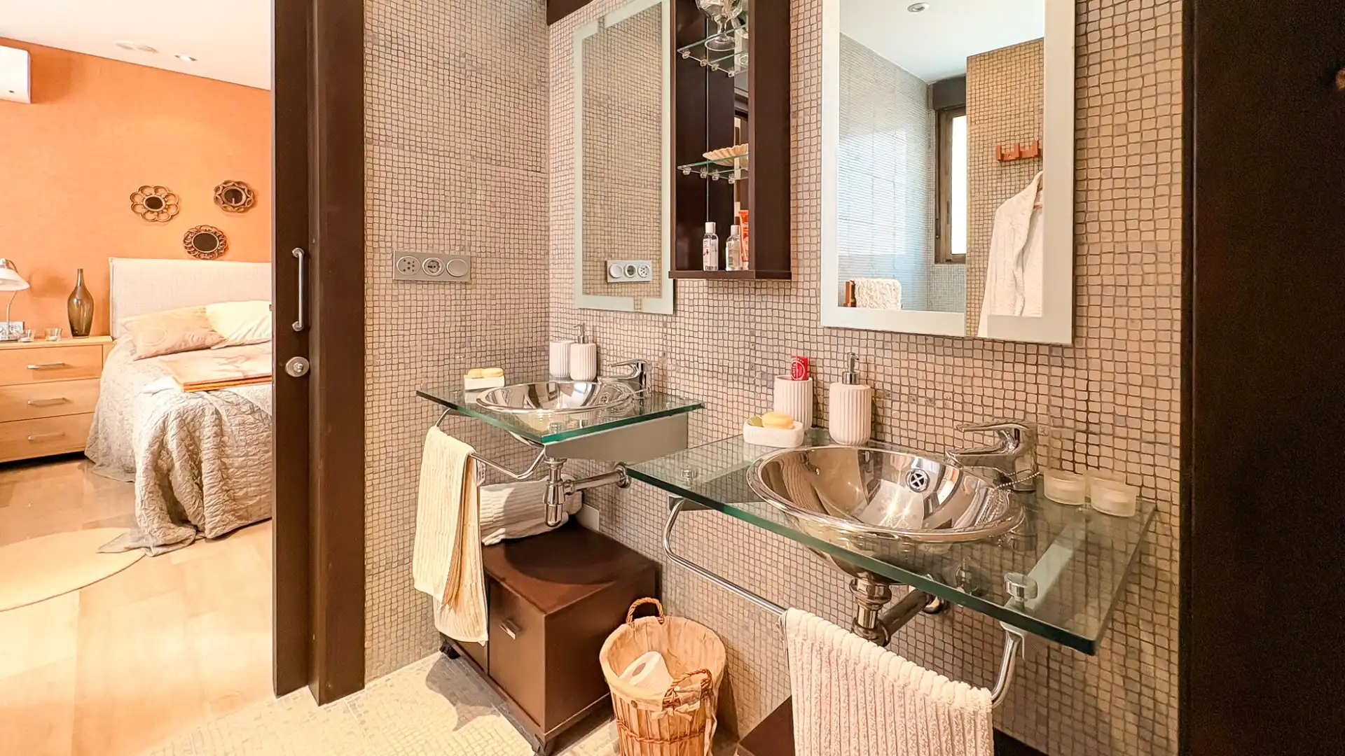 Baño de Casa o chalet en venta en Guardamar del Segura con Aire acondicionado, Jardín privado y Terraza