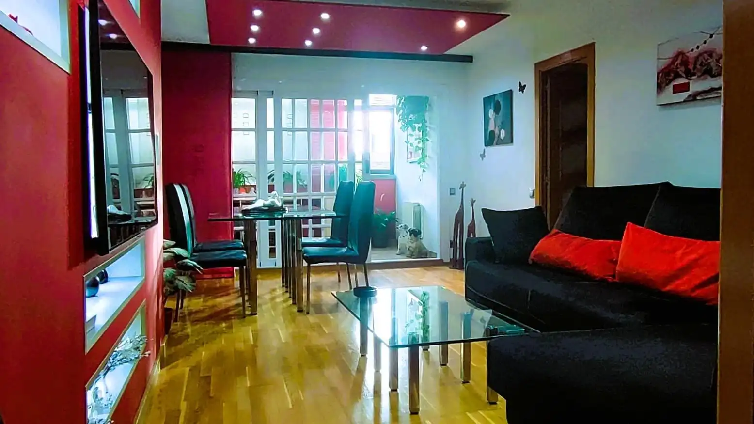 Sala d'estar de Pis en venda en Esplugues de Llobregat amb Calefacció i Balcó