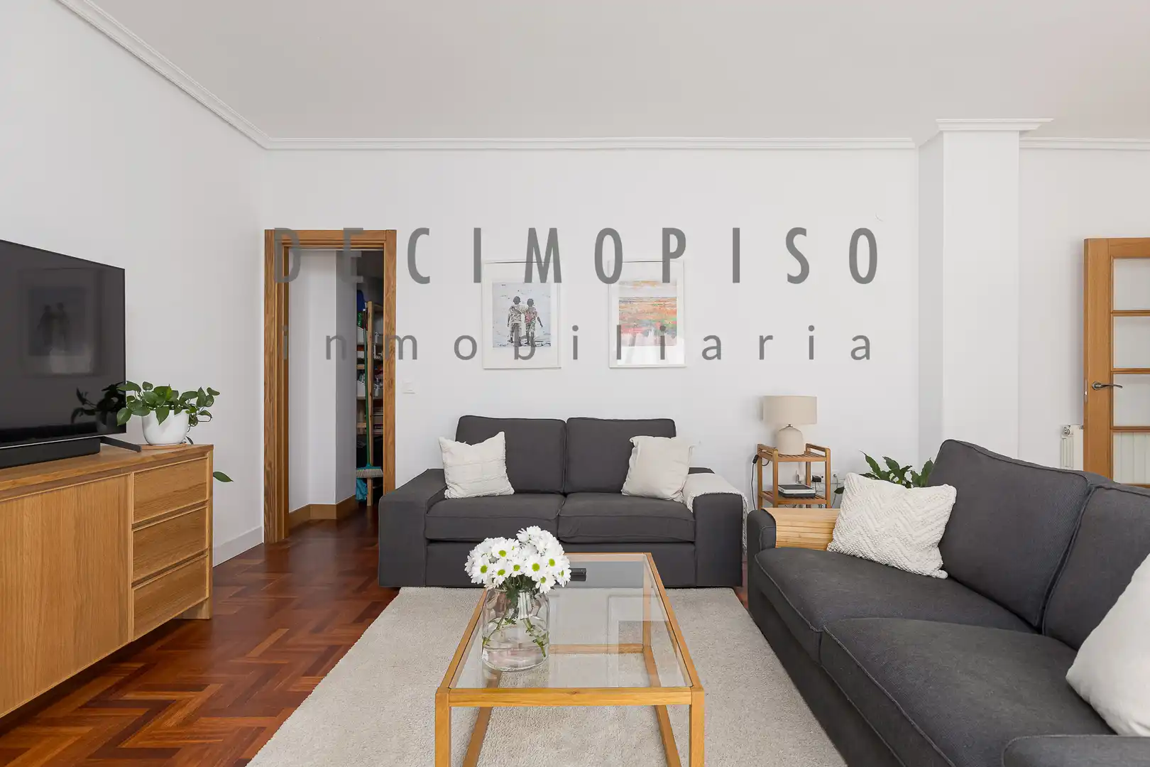 Sala de estar de Piso en venta en Donostia - San Sebastián  con Calefacción