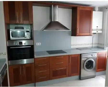 Kitchen of Flat for rent in Algeciras  with Air Conditioner and Furnished