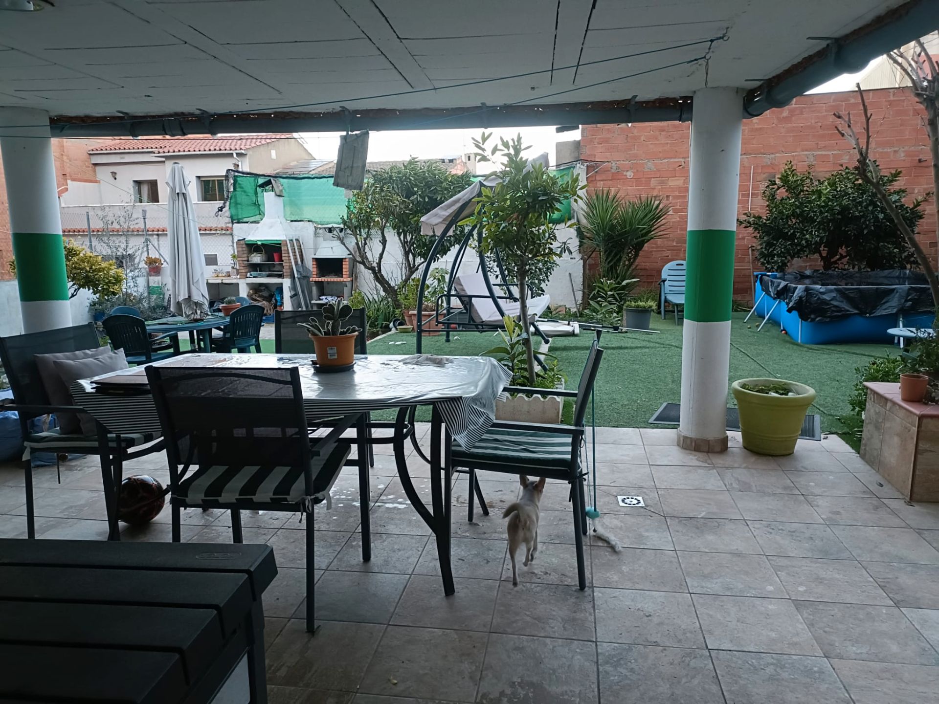 Terrace of Single-family semi-detached for sale in Rubí  with Air Conditioner, Heating and Private garden