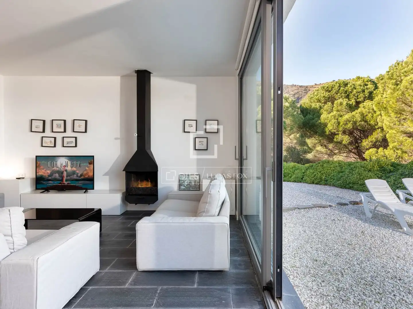 Living room of Houses for sale in El Port de la Selva  with Heating, Private garden and Terrace