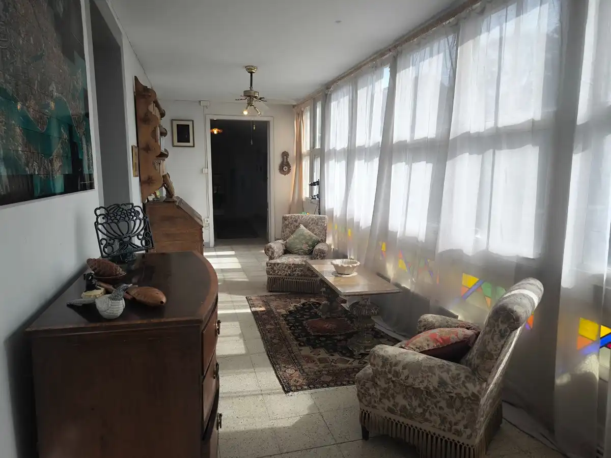 Sala de estar de Casa o chalet en venta en Vilagarcía de Arousa con Calefacción, Jardín privado y Amueblado