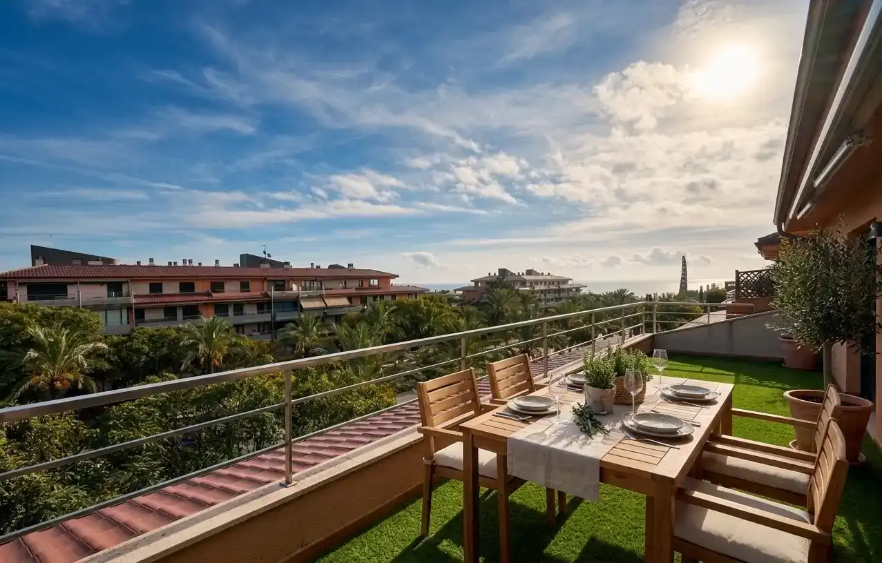 Terraza de Ático en venta en Gavà con Aire acondicionado y Piscina