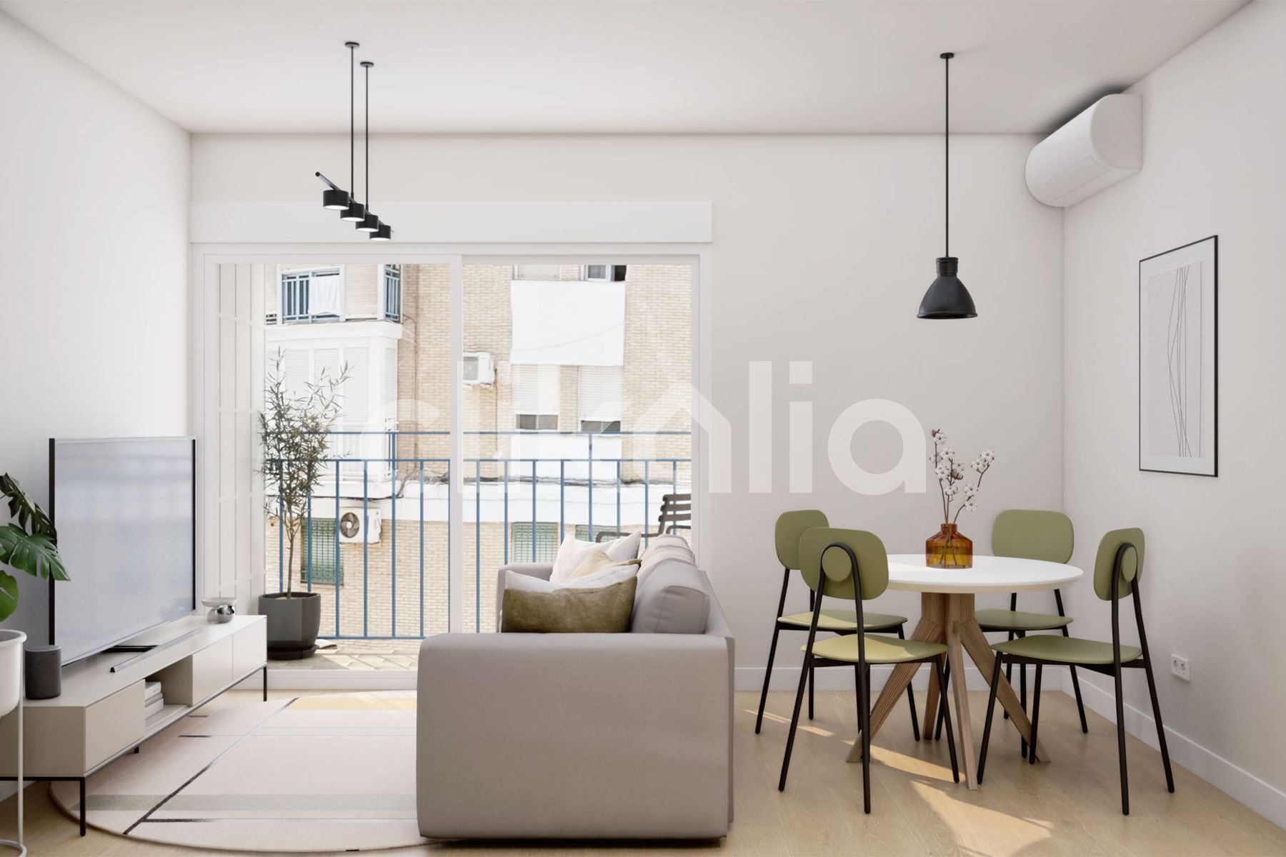 Living room of Flat for sale in Montequinto  with Air Conditioner and Terrace