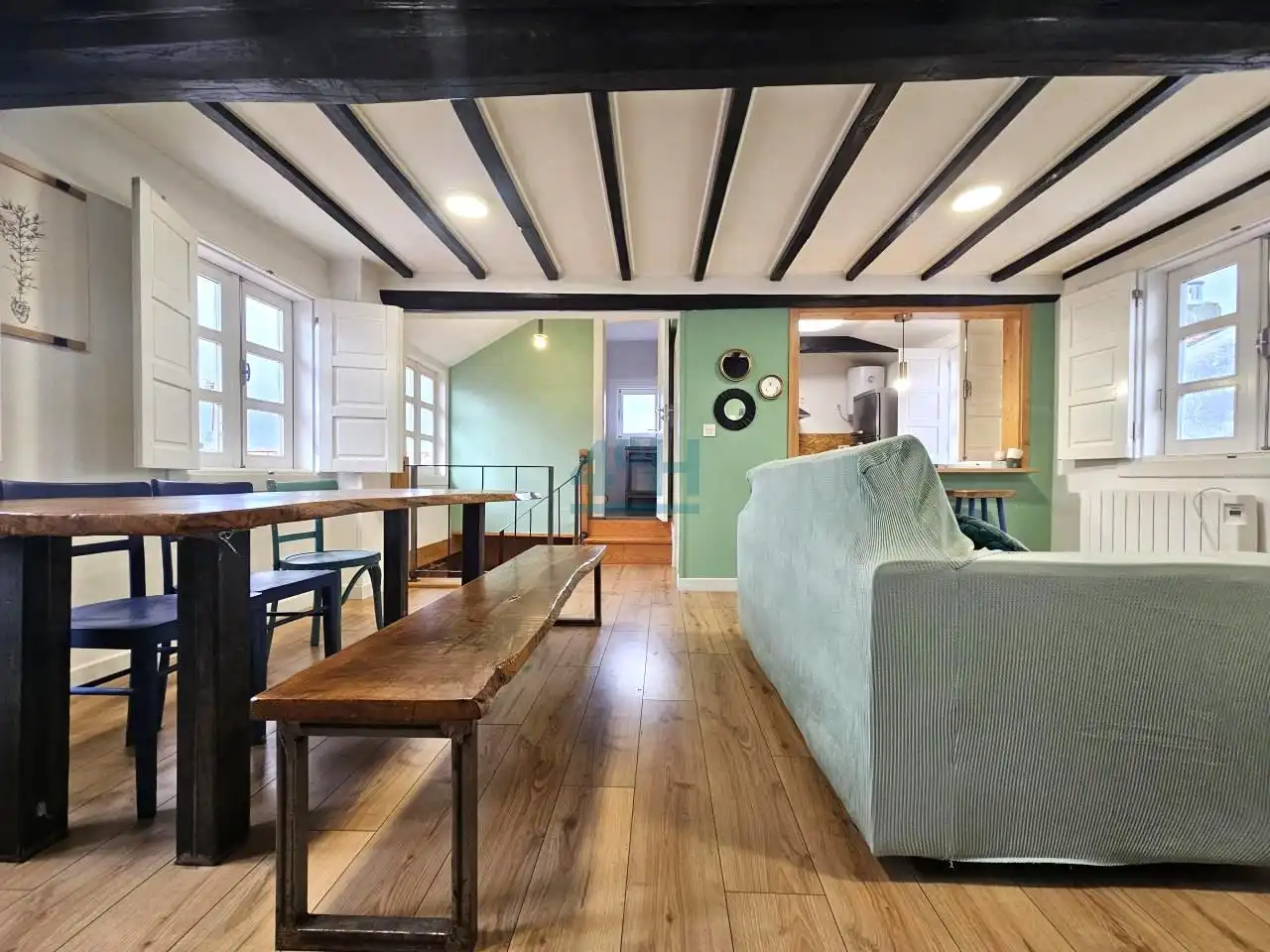 Sala de estar de Ático en venta en Casco Viejo