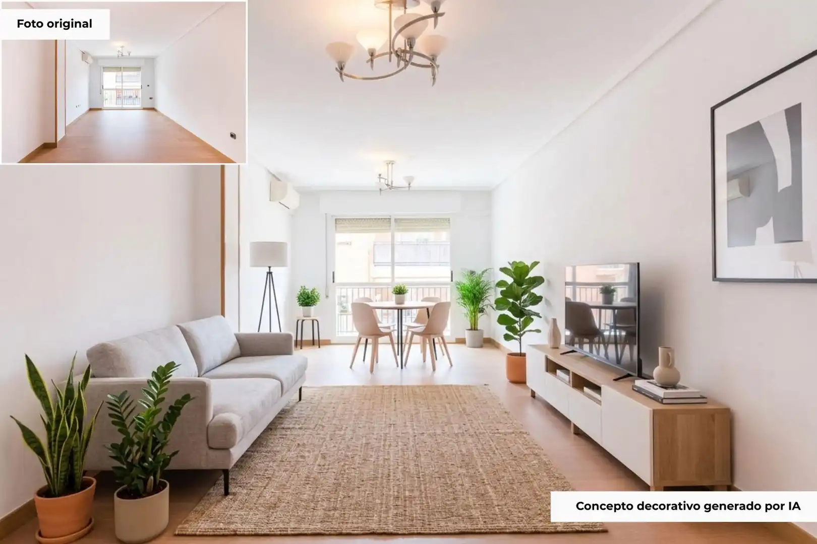 Wohnzimmer von Wohnung zum Verkauf in Santomera mit Klimaanlage, Heizung und Terrasse