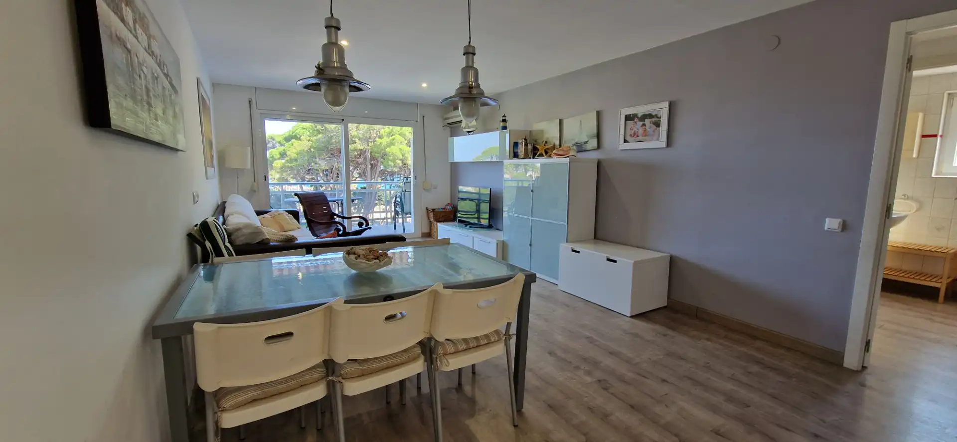 Living room of Apartments for rent in Cambrils  with Air Conditioner, Terrace and Furnished