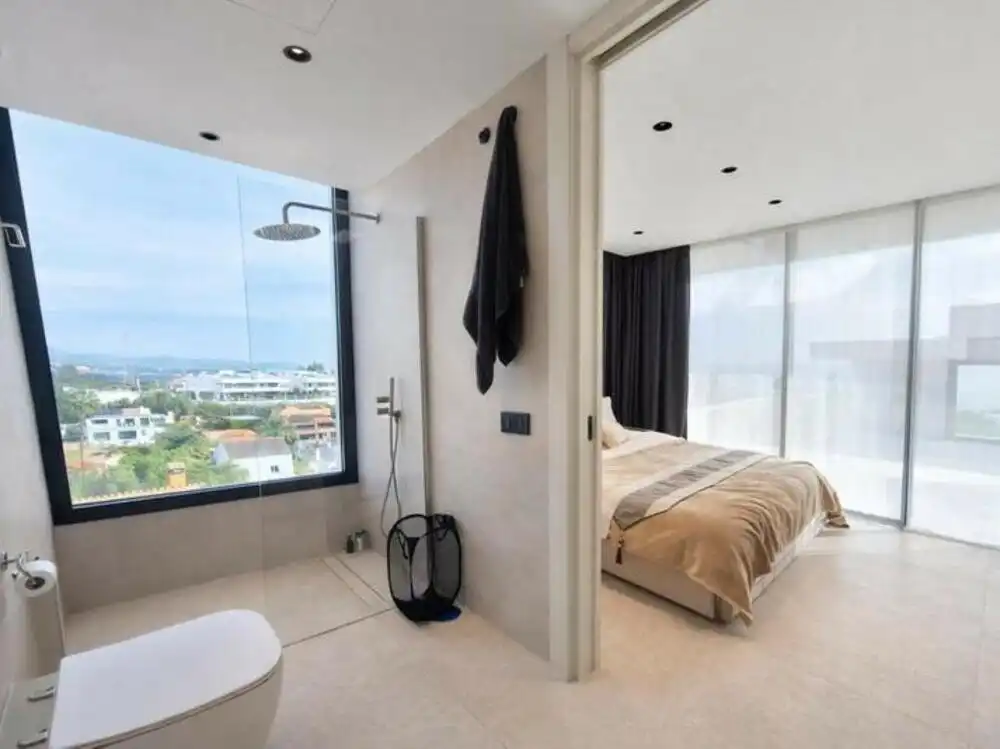 Habitación de Casa o chalet de alquiler en Marbella con Aire acondicionado, Jardín privado y Terraza