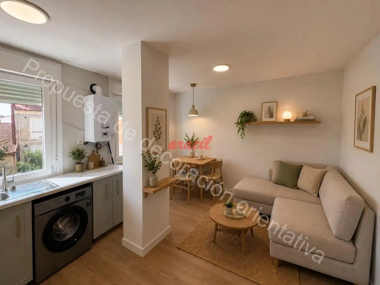 Wohnzimmer von Wohnung zum Verkauf in Ourense Capital  mit Heizung, Abstellraum und Balkon
