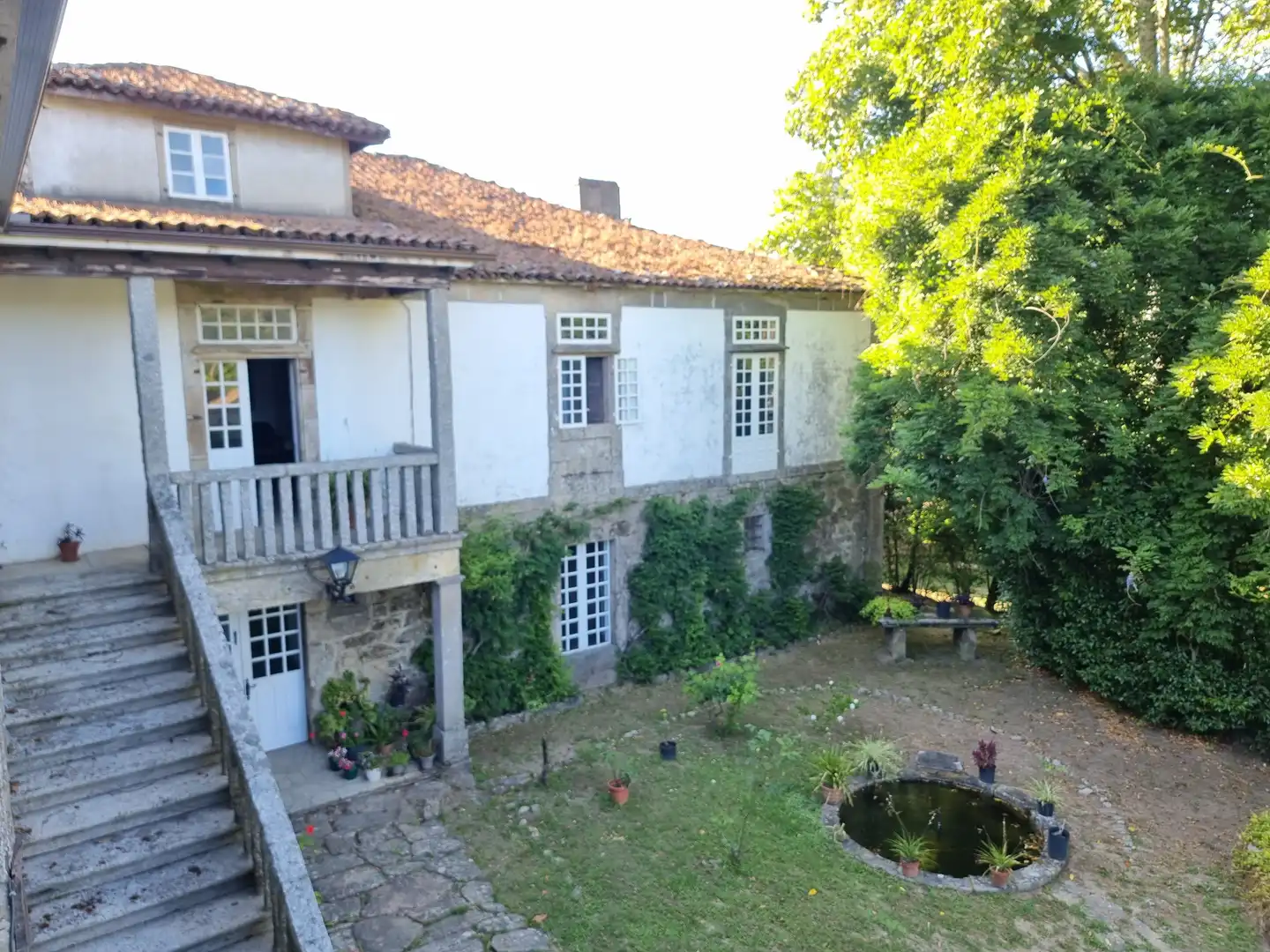 Außenansicht von Country house zum Verkauf in A Estrada  mit Privatgarten, Parkett und Terrasse