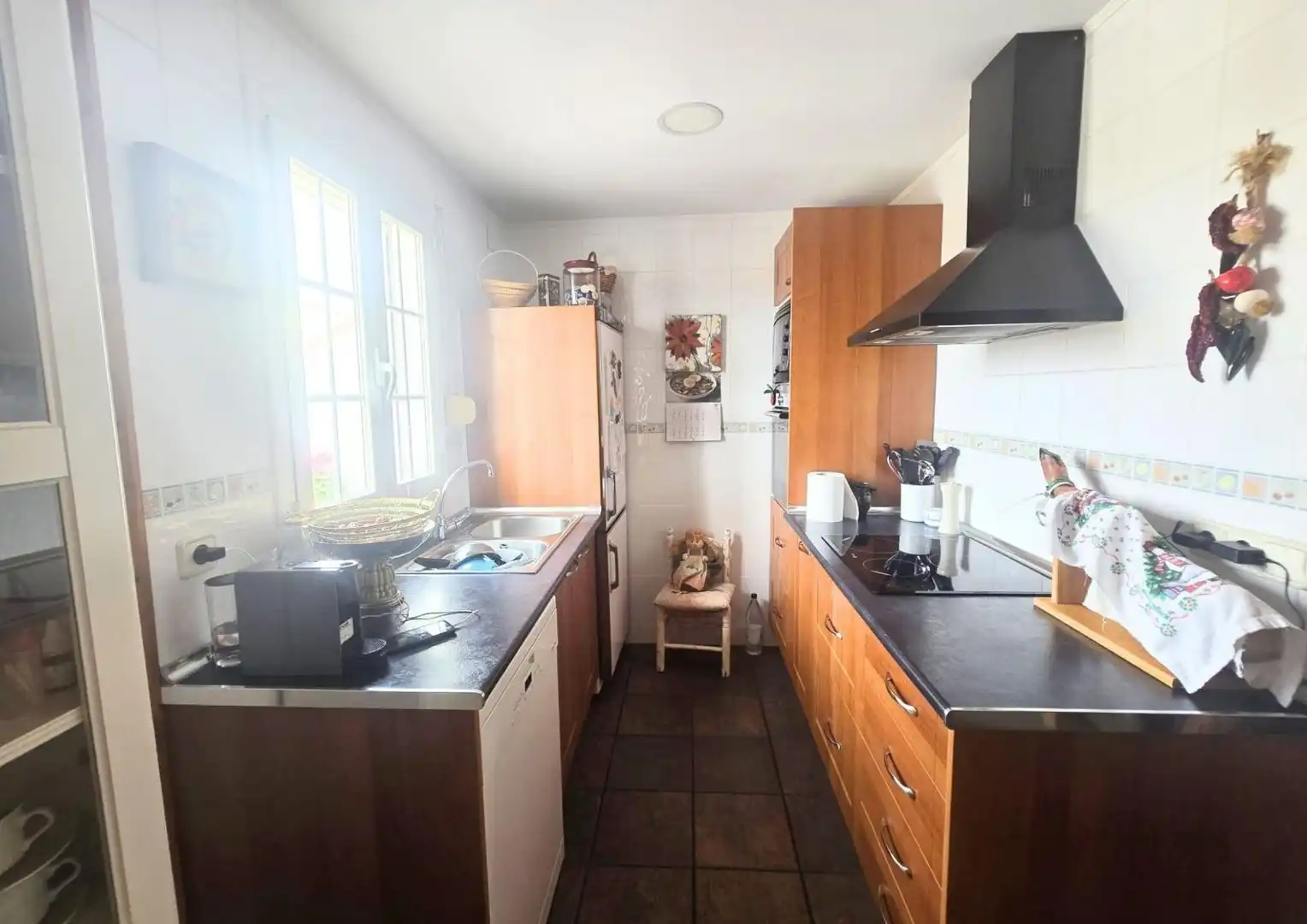Cocina de Casa adosada en venta en Sabadell con Aire acondicionado, Calefacción y Terraza