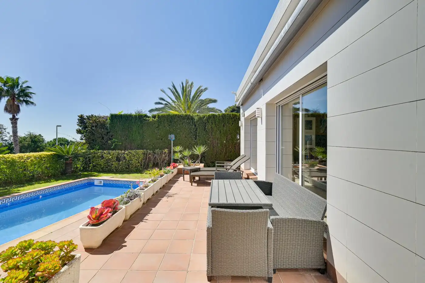 Terrassa de Casa o xalet en venda en Lloret de Mar amb Aire condicionat, Calefacció i Jardí privat