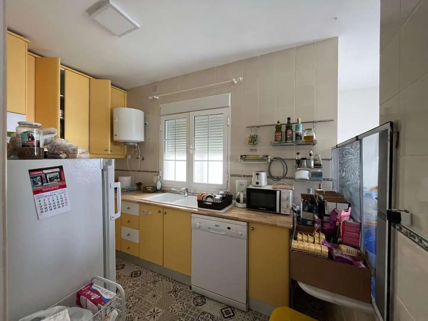 Cuina de Apartament de lloguer en Cuevas del Almanzora amb Terrassa i Moblat
