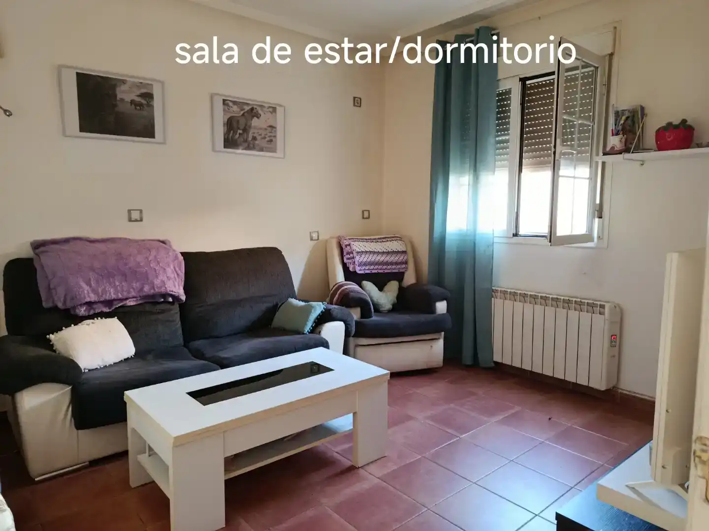Sala d'estar de Pis en venda en Corral de Almaguer amb Aire condicionat