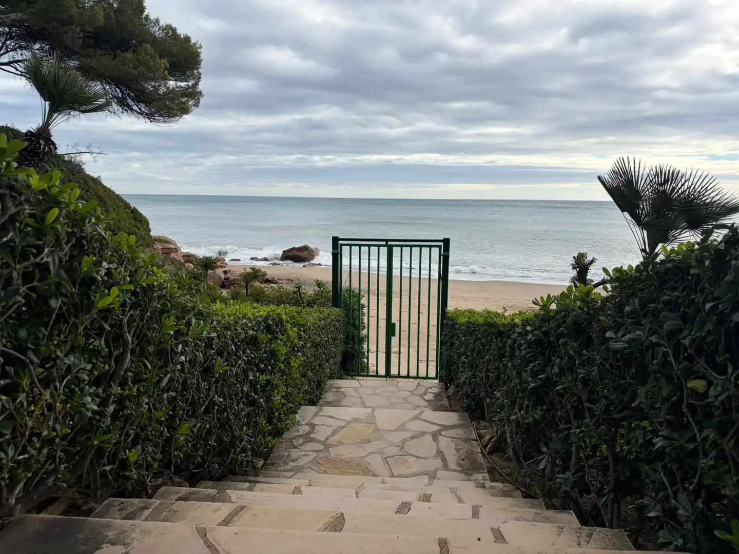 Jardín de Apartamento en venta en Mont-roig del Camp con Parquet, Amueblado y Horno