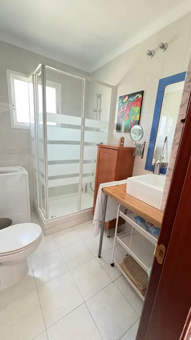 Badezimmer von Wohnung zur Miete in Torrox mit Terrasse, Möbliert und Ofen