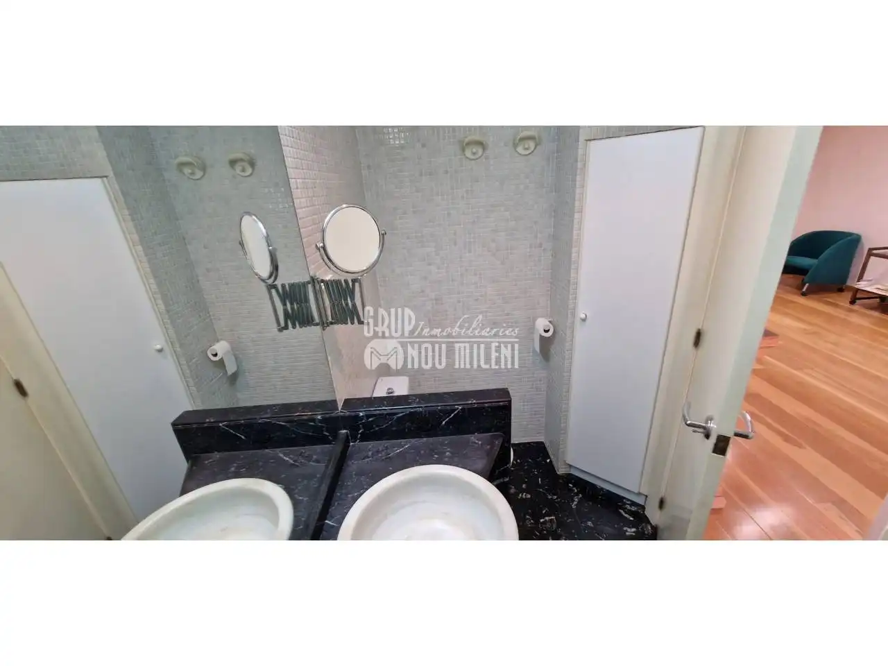 Badezimmer von Wohnung zum Verkauf in Catarroja mit Klimaanlage, Heizung und Parkett
