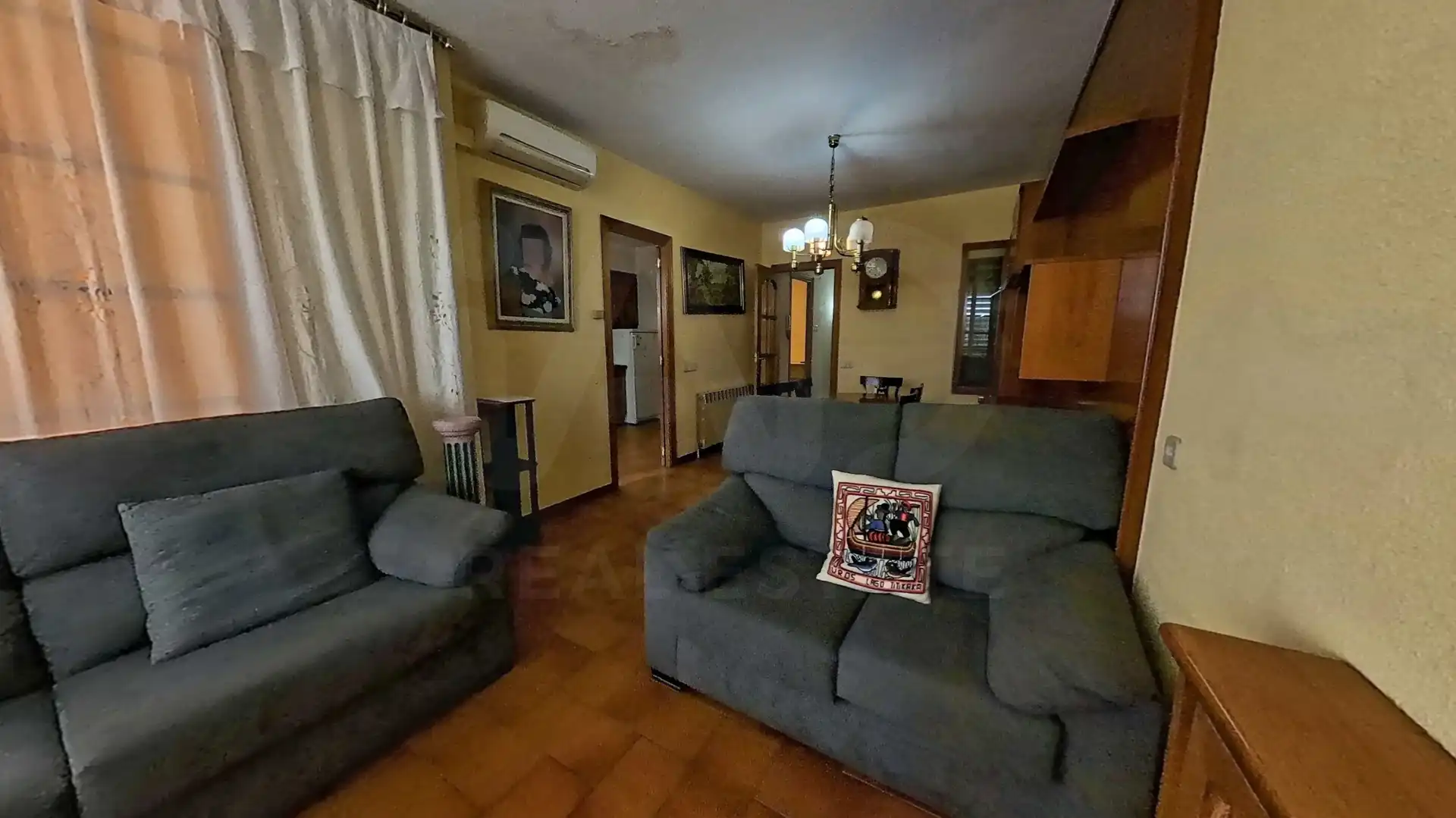 Sala d'estar de Casa adosada en venda en Bellcaire d'Urgell amb Aire condicionat, Calefacció i Terrassa