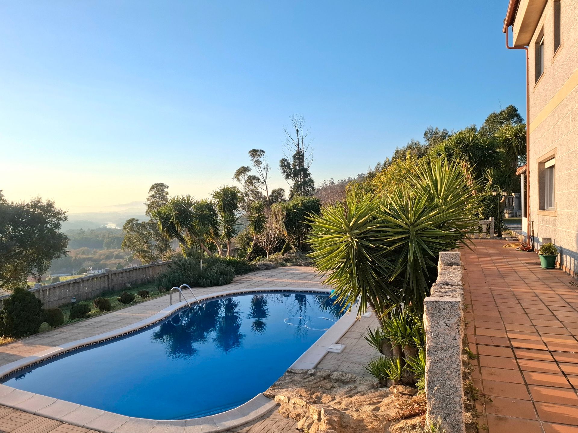 Piscina de Casa o chalet en venta en As Neves   con Calefacción, Jardín privado y Terraza